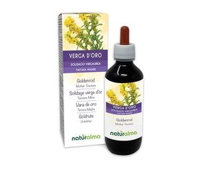Vara de oro (Solidago virgaurea) hierba con flores Tintura Madre sin alcohol Naturalma - Extracto líquido gotas 200 ml - Complemento alimenticio - Vegano