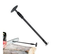 Vara para medir leña: varilla para medir plegable, construcción de roble macizo, muescas de escala precisas, diseño de mango de fácil agarre, instrumento de registro portátil | para leña que parte el