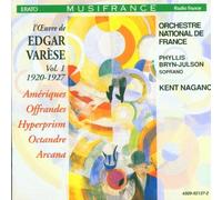 Varese: Complete Orchestral Works, Vol.1 1920-27 by Phyllis Bryn-Julson (1993-06-08)