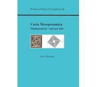 Varia Mesopotamica: Mathematical - but not only: 16
