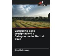 Variabilità delle precipitazioni a Oshogbo, nello Stato di Osun