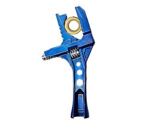 Variable Spanner Tool - Sliding Jaw Turner for Fastening Tasks | Hardened Steel Body with Scale Marking, Torque Control Handheld Device, Automotive Household Repair Use Smooth Jaw Adjustment 7.83 in