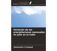Variación de las precipitaciones mensuales en julio en la India