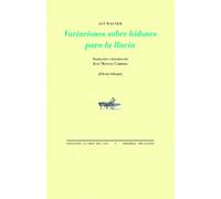 Variaciones sobre bidones para la lluvia (Edición bilingüe) | Jan Costin Wagner, Juan Manuel Cabrera Santana