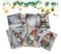 Variadas Tarjetas De Navidad - 20 Piezas Lindas Cartas Variadas | Postales De Navidad - Para Mensajes Compartir Cartas Para Adultos Estudiantes Niños Familia Hija Profesora de Invierno