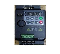 Variador de Frecuencia, 1.5KW Entrada monofásica Salida trifásica 2HP Mini VFD económico Convertidor de frecuencia variable for inversor de control de velocidad del motor