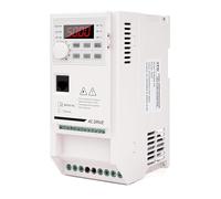 Variador de frecuencia 4KW VFD Controlador de Velocidad Entrada monofásica de 220V Salida trifásica de 380V CNC Convertidor de Frecuencia ZHB600-4KW con Cable de extensión 2m