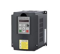 Variador de frecuencia Convertidor 2.2KW-7.5KW VFD 0-3200Hz Salida monofásica a trifásica Control de frecuencia variable Inversor for motor de husillo(1.5KW 2m)