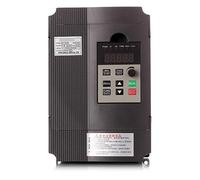Variador de Frecuencia, Inversor VFD 1.5KW/2.2KW/4KW Mini convertidor de frecuencia 3P 220 o salida triple de 380V con pequeño(2.2KW (black))