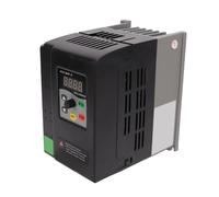 Variador de frecuencia para motor, VFD trifásico con pantalla digital, entrada de 380-440 V, salida de 0-440 V, diseño totalmente SMD y carcasa de ABS para el control de la (1,5 kw)