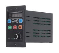 Variador de Frecuencia VFD Monofásico a Trifásico 1.5kW 7A 110V-120V a 220V con Bobina de Cobre para Control de Motor Industrial - Convertidor de Velocidad Variable para Maquinaria