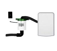 Variante de la puerta sogtt sistema de ventilación del wc blanco
