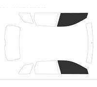 Varianza de coche de colores para películas de coche para luna delantera, Negro 05