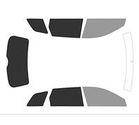 Varianza de coche de colores para películas Kit para coche, Delantero Negro 35 - Atrás Negro 05