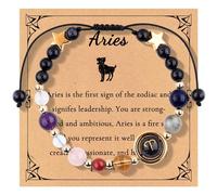 Varias pulsera pulsera joyas: ingredientes orgánicos recomendados para la cara. Nueva pulsera de 12 constelaciones, cuerda ajustable, cuentas, pulseras negras naturales abuelitas Mensajes Joyería