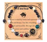 Varias pulsera pulsera joyas: ingredientes orgánicos recomendados para la cara. Nueva pulsera de 12 constelaciones, cuerda ajustable, cuentas, pulseras negras naturales abuelitas Mensajes Joyería