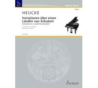 Variations on a Ländler by Schubert: for piano four hands. op. 64. piano (4 hands).