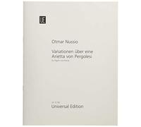 "Variations on an Arietta by Pergolesi" Edition for Bassoon and Piano by Otmar Nussio