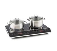 VariCook 3500W Placa de Inducción Portátil 2 Fuegos Negro