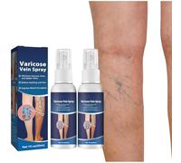 Varicose Vein Soothing Spray,Professional Spider Vein Healing Spray,Smooth & Tighten Skin,Improves Blood Circulation,Non-Greasy Formula for Legs,30ml (2)