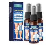 Varicose Vein Soothing Spray,Spider Veins Care Spray with Natural Cooling Formula,Smooth & Brighten Skin,Improves Blood Circulation,Suitable for Long Standing/Sitting People,30ml (3)