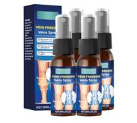 Varicose Vein Soothing Spray,Spider Veins Care Spray with Natural Cooling Formula,Smooth & Brighten Skin,Improves Blood Circulation,Suitable for Long Standing/Sitting People,30ml (4)