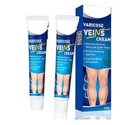 Varicose Veins Cream, crema para varices, Soothing Leg Cream, For Strengthen Capillary Health, Improve Blood Circulation and Relief Tired & Heavy Legs (2pcs)