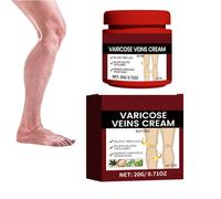 Varicose Veins Cream, Leg Care Balm - Cream Against Spider Veins, Varicose Veins and Spider Veins, Natural Leg Care, Mejoras Blood Circulation, Nourishes and Soothes Tired Legs, Crema para el cuidado