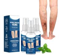 Varicose Veins Spray for Legs,Natural Soothing Spray Deep Moisturizing & Brighten Tired-Looking Skin,Promote Blood Circulation, Portable for Daily Use,30ml (3)