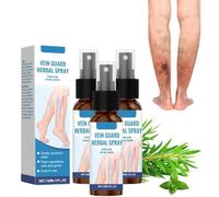 Varicose Veins Spray - Menthol & Tea Tree Oil Infused, Soothes & Nourishes Skin, Aids Circulation,Natural Formula Suitable for Legs, Arms & Joints (3)