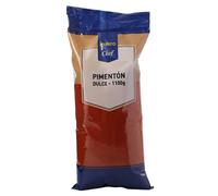 Variedad de Pimentones Makro Chef y Metro: Pimentón Dulce y Picante en Formatos (45g, 70g, 180g, 450g, 800g, 1.1kg) - Ideal para Cocina Profesional y Hogar (3 BOLSAS, Pimentón Dulce 1.1kg)