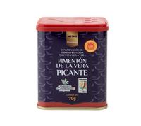 Variedad de Pimentones Makro Chef y Metro: Pimentón Dulce y Picante en Formatos (45g, 70g, 180g, 450g, 800g, 1.1kg) - Ideal para Cocina Profesional y Hogar (1 LATA, Pimentón de la Vera Picante 70g)