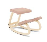 Varier Variable Balans Silla ergonómica madera natural/rosa claro movimiento postura oficina hogar oficina aprendizaje 10 años garantía de calidad