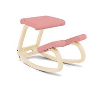 Varier Variable Balans Silla Ergonomica Madera Natural/Rosa Movimiento Natural Postura Oficina Estudio Hogar 10 Anos Garantia Calidad