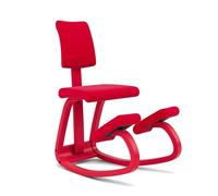 Varier Variable Plus Silla Ergonómica de Rodillas con Respaldo Monocromo Poppy - Silla de Oficina con Diseño Escandinavo, Postura Activa y Comodidad - Garantía de 10 Años
