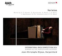Varietas : Oeuvres pour clavecin de Bach, Haendel, Telemann . Dijoux.