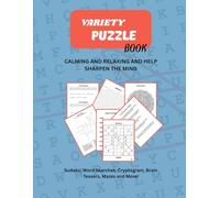 Variety Puzzle Book: 100 Large-Print Puzzles