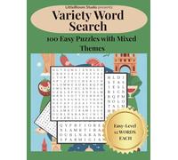 Variety Word Search: 100 Easy Puzzles with Mixed Themes (Brain Boost Puzzle Series)