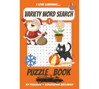 Variety Word Search Puzzle Book: Easy to Read Print about Various Topics | 6 x 9 inches | 117 pages | 57 puzzles | Solutions Included