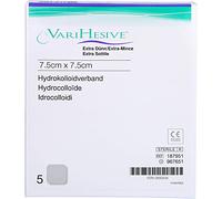 VariHesive extra dünn Hydrokolloidverband 7,5 cm x 7,5 cm, 5 pzas Vendajes para las heridas