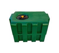 Varile 130L Depósito de agua potable | Resistente al transporte | Apto para alimentos | Para barco - autocaravana - remolque (Verde)