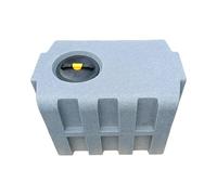 Varile 130L Depósito de Agua Potable | Resistente al Transporte | Apto para Alimentos | Para Barco - Autocaravana - Remolque (Granite)