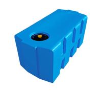 Varile 350L Tanque de agua potable | Resistente al transporte | Apto para alimentos | Para barco - autocaravana - remolque (Azul)