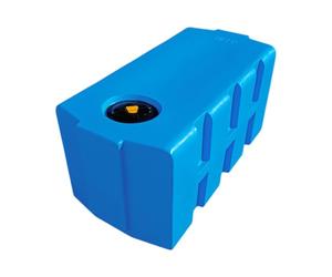 Varile 350L Tanque de agua potable | Resistente al transporte | Apto para alimentos | Para barco - autocaravana - remolque (Azul)