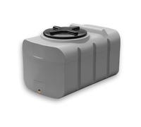 Varile Depósito de Agua Potable 180L | Sin BPA | Rosca de latón de 3/4" integrada Apto para Uso alimentario (Gris)