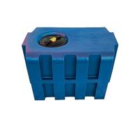 Varile Depósito de agua potable de 220 L, color azul, resistente al transporte, apto para alimentos, para barcos, caravanas, remolques (azul)