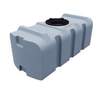 Varile Depósito de agua potable de 500 L, color gris, sin bisfenol A, rosca integrada de 3/4", fabricado en la UE, apto para alimentos