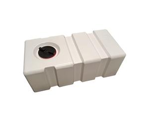 Varile Depósito de Agua Potable de 80 l, hermético, Resistente al Transporte, Apto para Alimentos, para Barcos, caravanas, remolques (Blanco)