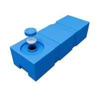 Varile - Depósito de agua potable Neo de 120 L, resistente al transporte, apto para alimentos, para barcos, caravanas, remolques (azul)