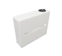 Varile Depósito vertical NEO, resistente al transporte, apto para alimentos, para barcos, caravanas, remolques (blanco, 400 L)